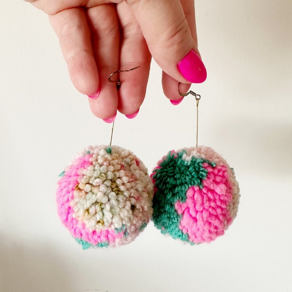 Pom-Pom Earrings